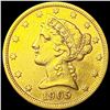 Image 1 : 1905-S $5 Gold Half Eagle CLOSELY UNCIRCULATED
