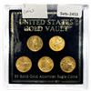 Image 1 : 1998 $5 Gold Eagle Set (5 Coins)