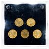 Image 2 : 1998 $5 Gold Eagle Set (5 Coins)