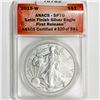 2015-W American Silver Eagle ANACS SP70 Satin Fin