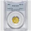 1911 $2.50 Gold Quarter Eagle PCGS AU55