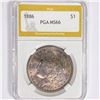 1886 Morgan Silver Dollar PGA MS66