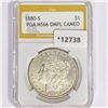 Image 1 : 1880-S Morgan Silver Dollar PGA MS66 DMPL CAMEO