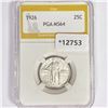 Image 1 : 1926 Standing Liberty Quarter PGA MS64