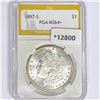 Image 1 : 1897-S Morgan Silver Dollar PGA MS64+