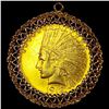 Image 1 : 1912 $10 Gold Eagle as Pendent CLOSE UNC