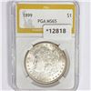 1899 Morgan Silver Dollar PGA MS65