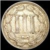 Image 2 : 1867 Nickel Three Cent LIGHTLY CIRCULATED