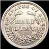 Image 2 : 1837 No Stars Seated Liberty Half Dime CLOSE UNC