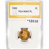 Image 1 : 1902 Indian Head Cent PGA MS65 PL