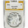 1994 American Silver Eagle PGA MS70