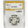1941-S Washington Silver Quarter PGA MS65