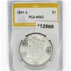 1891-S Morgan Silver Dollar PGA MS62