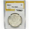 1900-S Morgan Silver Dollar PGA MS63