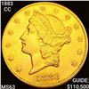 Image 1 : 1883-CC $20 Gold Double Eagle CHOICE BU