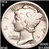 Image 1 : 1916-D Mercury Silver Dime LIGHTLY CIRCULATED
