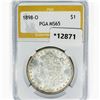 1898-O Morgan Silver Dollar PGA MS65