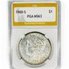 1900-S Morgan Silver Dollar PGA MS63