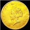 1854-S Rare Gold Dollar LIGHTLY CIRCULATED