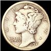 Image 1 : 1921-D Mercury Dime NICELY CIRCULATED
