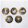 Image 1 : Vegas 1oz $10 Gaming Tokens (5 Coins)