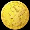 Image 1 : 1844-O $5 Gold Half Eagle NICELY CIRCULATED