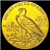 Image 2 : 1914-D $2.50 Gold Quarter Eagle CLOSE UNC