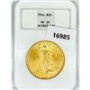 Image 1 : 1924 $20 Gold Double Eagle NGC MS63