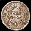 Image 2 : 1851 Classic Head Half Cent UNCIRCULATED