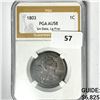 1803 Draped Bust Large Cent PGA AU58 Sm Date, Lg
