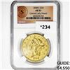 Image 1 : 1858-S $20 Gold Double Eagle NGC AU53
