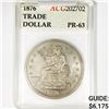 Image 1 : 1876 Silver Trade Dollar ACG PROOF63