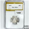 1876 Twenty Cent Piece PGA PR63+