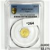 1854 Rare Gold Dollar PCGS MS61 Ty 2