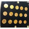 Image 2 : 1908-1929 15 Coin $2.50 Gold Indian Qtr Eagle Set
