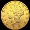 1888-S $20 Gold Double Eagle UNCIRCULATED