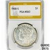 1900-S Morgan Silver Dollar PGA MS63