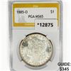 1885-O Morgan Silver Dollar PGA MS65
