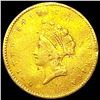 1854-S Rare Gold Dollar LIGHTLY CIRCULATED