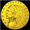 Image 1 : 1914-D $2.50 Gold Quarter Eagle CLOSE UNC