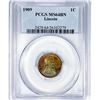 Image 1 : 1909 Wheat Cent PCGS MS64 BN
