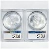 Image 2 : 2011 Set (2) American Silver Eagles PCGS MS69