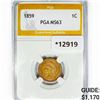 Image 1 : 1859 Indian Head Cent PGA MS63
