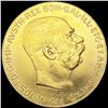 Image 1 : 1915 Austria 1.07oz Gold 100 Corona CHOICE BU