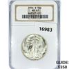1944-S Walking Liberty Half Dollar NGC MS65