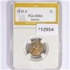 Image 1 : 1939-D Wheat Cent PGA MS66 Rainbow