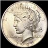 Image 1 : 1921 Silver Peace Dollar CLOSELY UNCIRCULATED