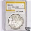 Image 1 : 1884-CC Morgan Silver Dollar PGA MS64