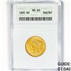 Image 1 : 1895 $5 Gold Half Eagle ANACS MS60