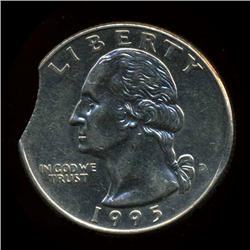 1968D Quarter HUGE Error Coin Choice Unc (COI-3551)